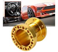 RiToEasysports Sustainable 3 Inch 3 Inch Universal Aluminum Hub Spacer for Improving the Vehicle Handling for Drivers (Gold)