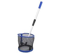 RiToEasysports Table Tennis Ball Picker, Large Capacity 120 Ball Pickup Net Container with Retractable Handle and Adjustable Angle, for Portable Collection and Storage