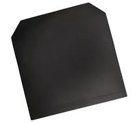 RiToEasysports Table Tennis Racket Replacement Rubber, Elastic Sponge with Energy Particles for Improved Performance, Soft Rubber Surface for Better Ball Control, with Fine Craftsmanship, for (Black)