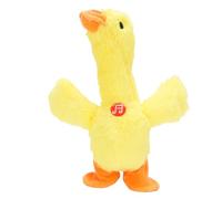 RiToEasysports Talking, Singing Duck Toy Interactive Dancing Plush with Music and Walking Action, Electric Animated Baby Toy for Kids Ages 0+, Ultra-Soft Learning, Rechargeable Features