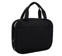 RiToEasysports Travel Size Toiletry Bag, Portable Large Capacity Cosmetic Bag with 4 Independent Compartments and Hanging Hook, for Women Travel Gym Business Trip Camping