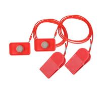 RiToEasysports Treadmill Magnetic Security Lock, 2 Pcs Universal Running Machine Lock Magnet Key Rectangle Clamp/Holder Treadmill Exercise Machine Attachments Exercise Parts