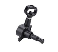 RiToEasysports Tuning Peg Machine Heads with Black Lock, Prevents and Loosening of Strings, Copper-Zinc Alloy Material, Suitable for Acoustic and Electric Guitars, 6 Black 6R, for Easy String