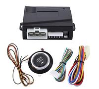 RiToEasysports Universal Car Alarm ABS One Key Start Modification System 12V Engine Start Sensor with Remote Preheating and Refrigeration ACC Control for Drivers