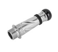 RiToEasysports Universal Compatibility Fishing Reel Stand with Ergonomic Handle, Advanced Anti Collision Protection, Scientifically Optimized Design, Durable Aluminum Alloy Construction, and (Silver