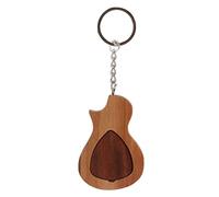 RiToEasysports Wood Guitar Pick Set Handmade Solid Wood Guitar Pick Box Set with Arc Design Natural Color for Comfortable Play Practice Performance Musicians