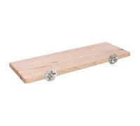 RiToEasysports Wooden Hamster Platform Toy Stand for Small Animals Working and Mental Health - Ideal for Hamster/Chinchilla/Rat - Wood Color / 12.2 * 4.5