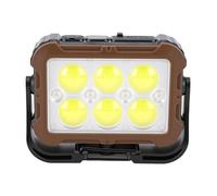 RiToEasysports Work Light, Solar Rechargeable IP54 Water Proof 6 Modes Magnetic Led Work Light for Emergency Camping Repair