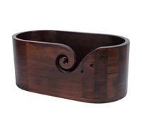 RiToEasysports Yarn Bowl Wooden Storage Solution Anti- Design for Knitting and Crocheting Projects Home Use