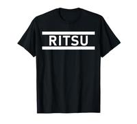 RITSU Hepburn Formula Ritsu Names Under Ritsu Romaji Name Engraved Latin Letters Spelling T-Shirt