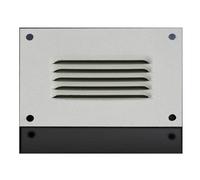 Rittal 2541235 Slotted Vent Cover 8x160x110 mm Steel Grey 4 pcs