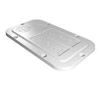 Rittal 2576100 AX Flange 221x401mm Steel Grey 1pc