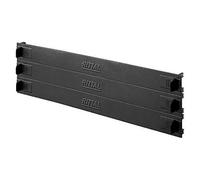 RITTAL 3 x 1 HE blind panel cover within 482.6 mm 19Z 48.26 cm mounting level tool-free RAL 9005