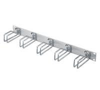 Rittal Manoeuvring panel RAL 7035 1 U with 5 cable guide brackets steel 40 x 50 mm
