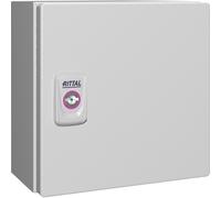 Rittal KX Wall-Mount Enclosure 200x200x120mm Steel Grey-White 1549000