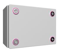 Rittal KX Wall-Mount Enclosure Steel 200x150x120mm Light Grey 1529000