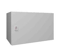 Rittal Light Grey Sheet Steel Waterproof Control Cabinet 600 x 380 x 350, Pack of 1