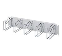 Rittal Manoeuvring Panel 7257100 - 2HE Steel, 85x125mm, RAL 7035 Grey, 5 Cable Management Brackets