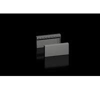Rittal VX Side Plinth Panel 400x100mm Black Steel Set - 8660031