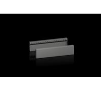 Rittal VX Side Plinth Panel Set 600x100mm Black Steel - 8660033