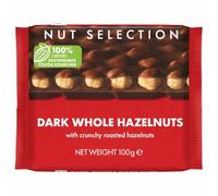 Rittar Sport Dark Chocolate with Whole Hazelnuts, Crunchy Roasted Hazelnuts, 100g