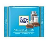 Ritter sport Alpine Milk Chocolate 100g