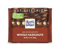 Ritter Sport Bars Milk Chocolate With Whole Hazelnuts 3.5Oz. (Pack Of 10)