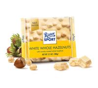Ritter Sport Chocolate White Whole Hazelnuts - 5 x 100g (Pack of 5)