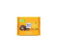 Ritter Sport Dark Chocolate Orange Bar 100g (Pack of 3)