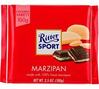 Ritter Sport Marzipan Chocolate Bar 100 g (Pack of 5)