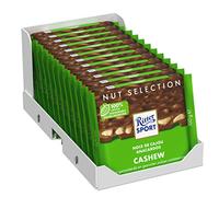 Ritter Sport Milk Chocolate with Cashew 100g (Pack of 12)