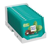 Ritter-Sport - Peppermint Dark Chocolate Bar - 100 g (Box of 12)