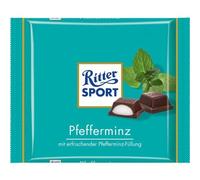 Ritter Sport Pfefferminz / peppermint (3 Bars each 100g) - fresh from Germany by Ritter Sport