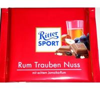 Ritter Sport Rum Raisin Hazelnut 100g - 6 Pack! by Ritter Sport