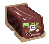 Ritter Sport Rum Raisin Hazelnuts 100g (Pack of 12)