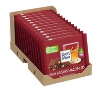 Ritter Sport Rum Raisin Nuts 100g (Pack Of 12)