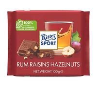 Ritter Sport Rum Raisins Hazelnuts 100g | Case of 12