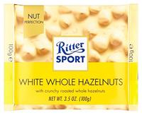 Ritter Sport White Chocolate with Whole Hazelnuts 5 X 100g