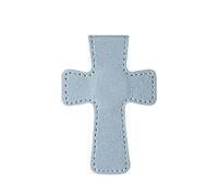 Ritual Leather Bookmarks with Secure Closure Crucifix Detailing Leather Texture Suitable for Journals Scriptures Reading Accessory