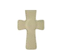 Ritual Leather Bookmarks with Secure Closure Crucifix Detailing Leather Texture Suitable for Journals Scriptures Reading Accessory