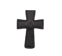 Ritual Leather Bookmarks with Secure Closure Crucifix Detailing Leather Texture Suitable for Journals Scriptures Reading Accessory