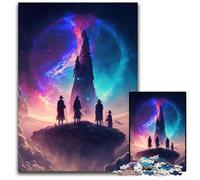 Ritual over The Clouds Jigsaws 1000 Pieces for Adults cardboard Puzzles Brain Challenge Gift, Educational Activity for Teenagers 26X38CM/10.23x14.96inch