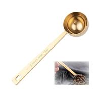Ritual Scoop 15mL Gold Stainless Steel Measuring Spoon | Long Handle Tablespoon for Coffee Protein Powder Tea Sugar & Flour