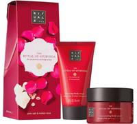 RITUALS Ayurveda Pink Salt Indian Rose Scrub 125g & Body Cream 70ml Mini Gift Set