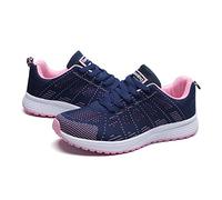 Rituals Gift Sets for Women Sale,Lightweight Walking Trainers,Arch Support Trainers,Wide Fit Casual Lace up Athletic Sneakers, Low Top Fashion,Wearhouses Clearance Deals Dark Blue