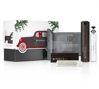 RITUALS The Ritual of Homme Car Perfume Gift Set - Includes Car Perfume, Wipes, 2 Refillable Air Fresheners and a reusable wooden holder - with Arabian Amber and Musk