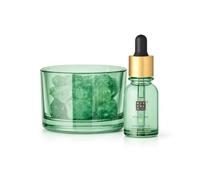 Rituals The Ritual of Jing Night Mineral Stone Diffuser - Lavender & Sandalwood Sleep Aromatherapy Set with Green Crystals, 20ml
