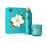 Rituals The Ritual of Karma Gift Set, 200ml Foaming Shower Gel, 125ml Overnight Body Mask