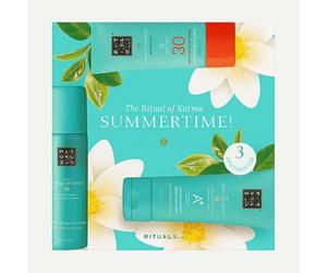 Rituals The Ritual of Karma Summer Travel Set with SPF 30 Sun Protection, Anti-Perspirant Spray, After Sun Serum, 3 Piece Collection