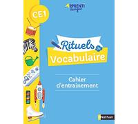 Rituels de vocabulaire CE1 - cahier d'entrainement